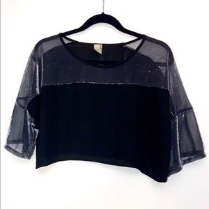 Paper Crane • Sheer Crop Top